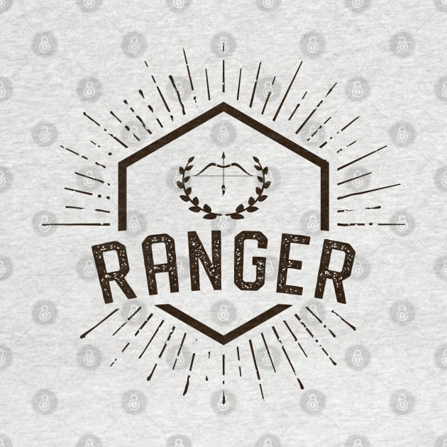 Ranger Player Class - Rangers Dungeons Crawler and Dragons Slayer Tabletop RPG Addict by pixeptional